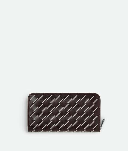 Intrecciato Zip Around Wallet