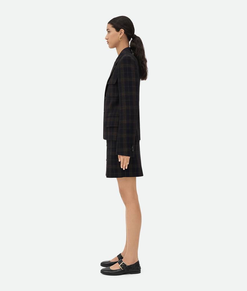 Display a large version of the product image 2 - Checked Cotton Mouline Jacket