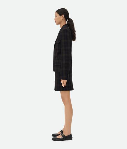 Checked Cotton Mouline Jacket