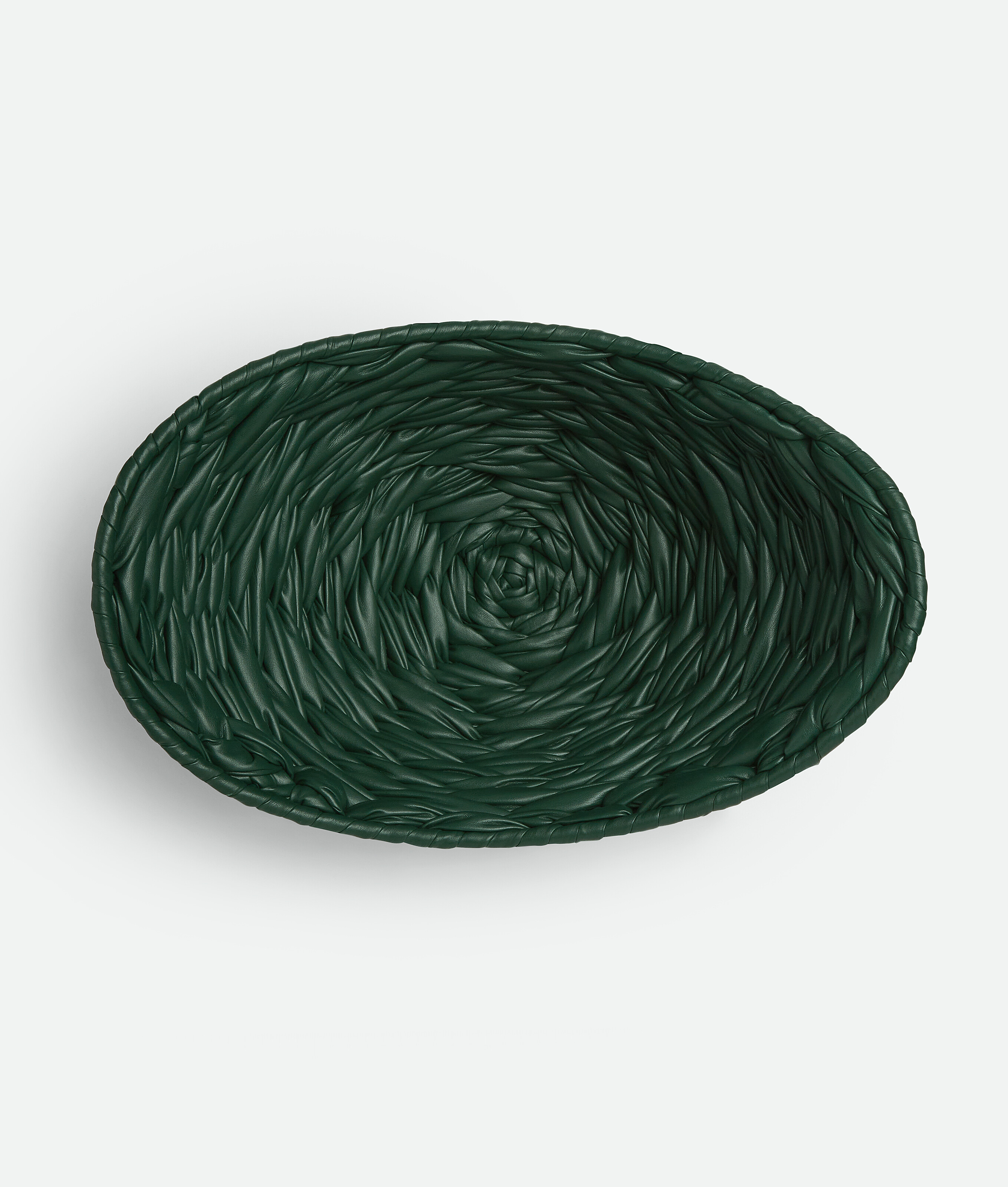 Bottega Veneta Saladier Intreccio Foulard In Raintree