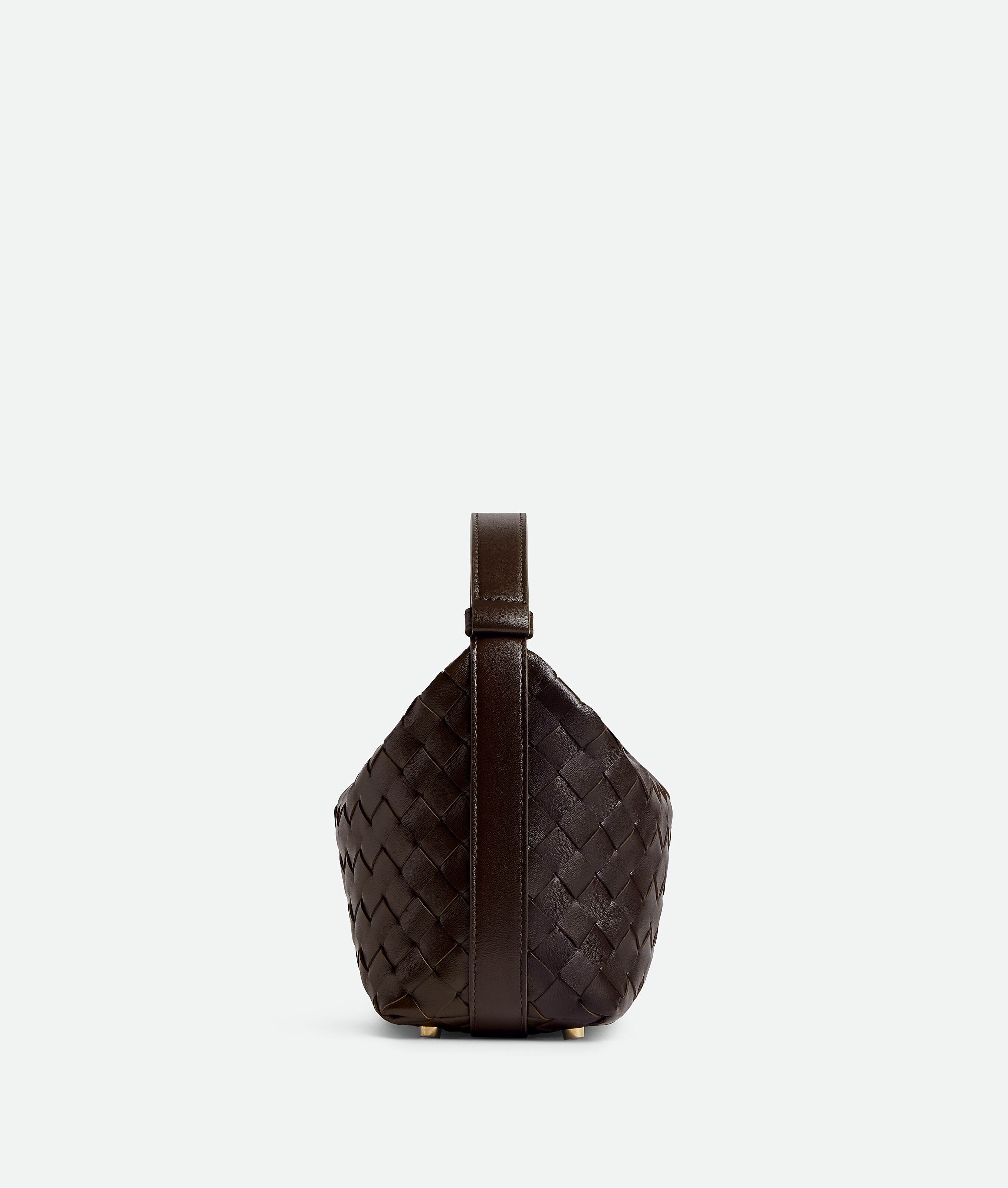 Bottega Veneta Small Wallace Top-handle Bag In Brown