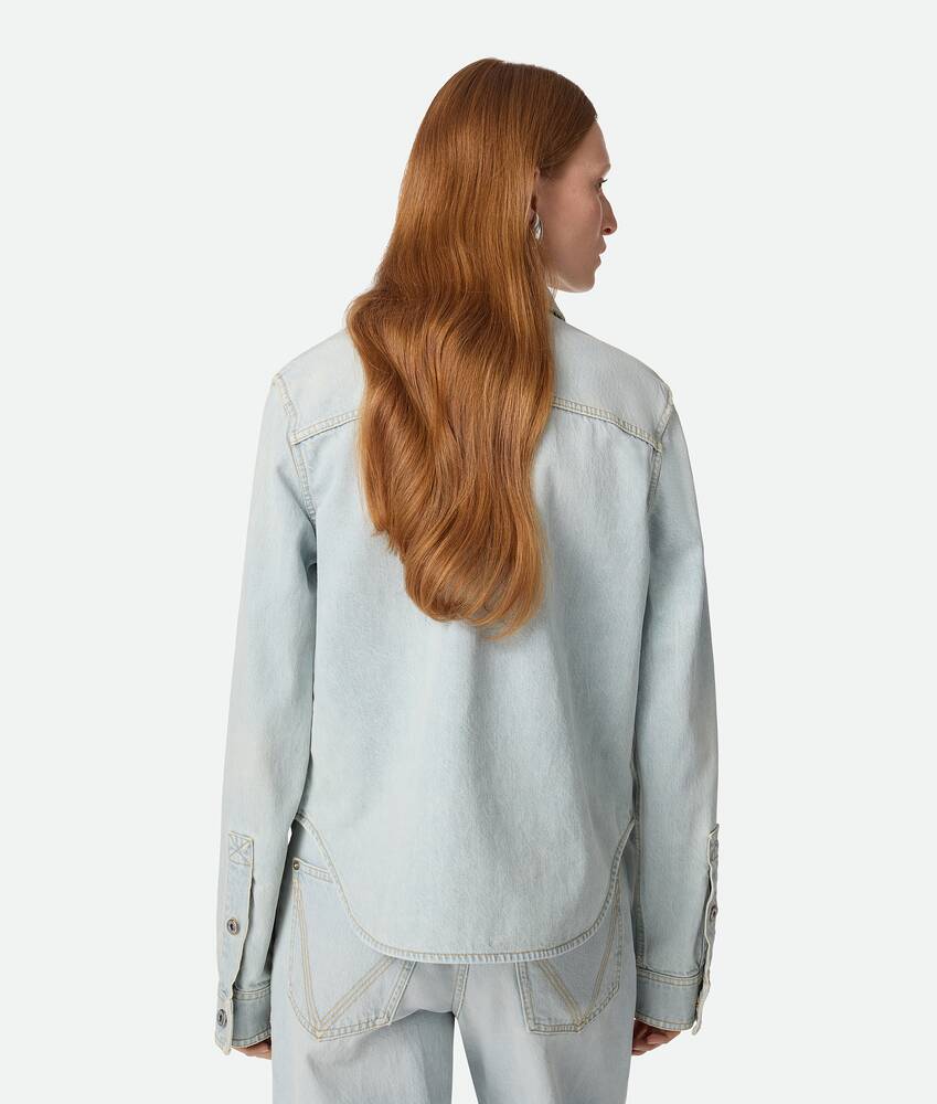 Display a large version of the product image 3 - Extra Bleached Denim Shirt 