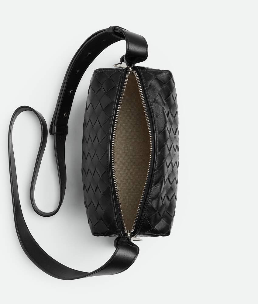Intrecciato loop leather camera bag - Bottega Veneta - Men
