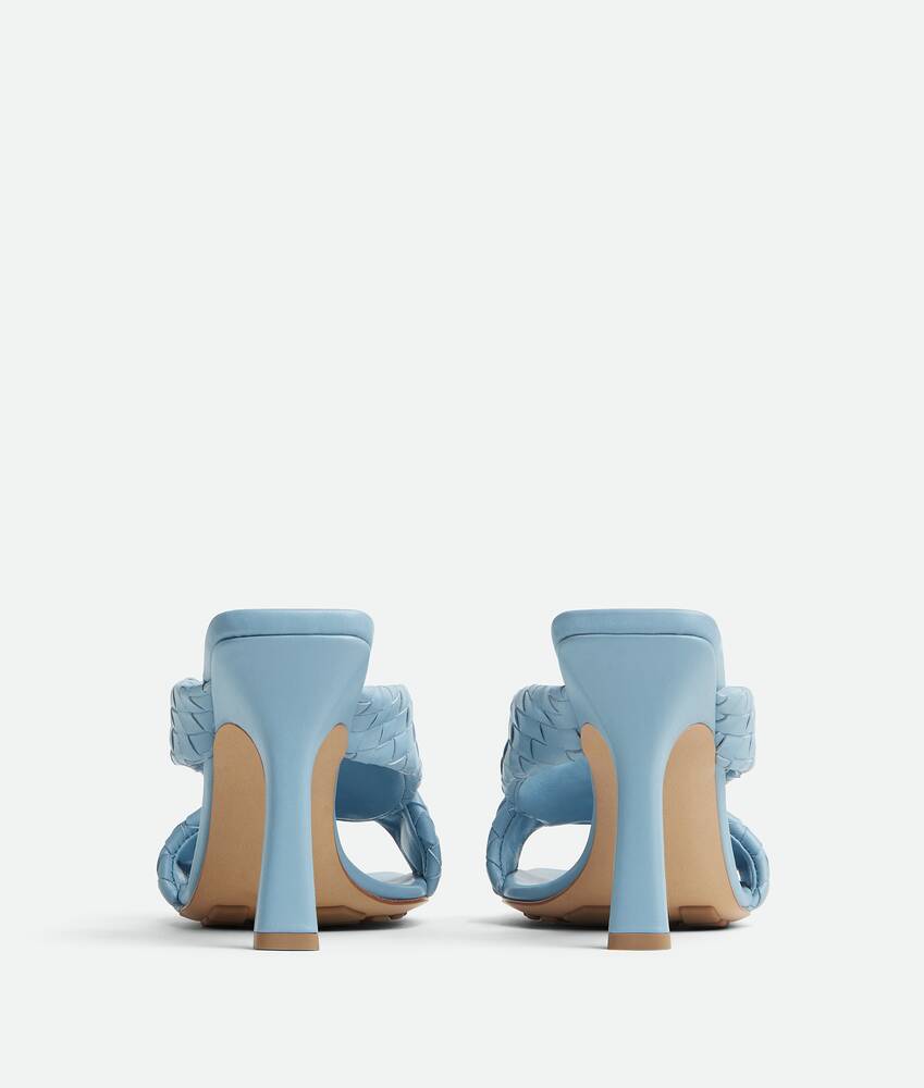 Bottega Veneta エナメルストラップヒール SchaferandweinerShops Japan - Beige 'BV Lido' heeled mules