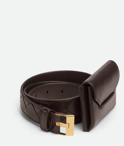 Ein größeres Bild des Produktes anzeigen 1 - Intrecciato Watch Gürtel mit Tasche