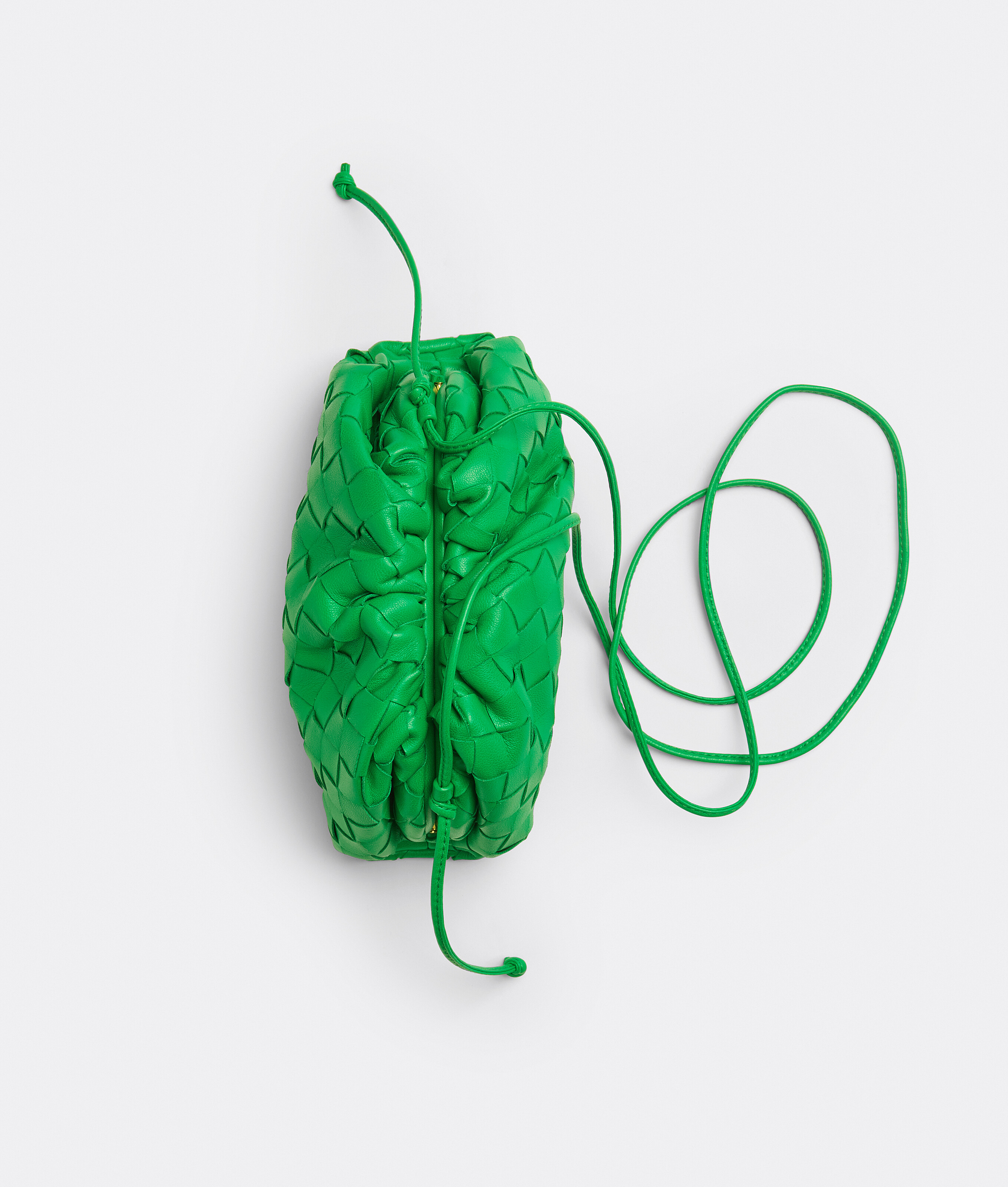 Shop Bottega Veneta Mini Pouch In Parakeet