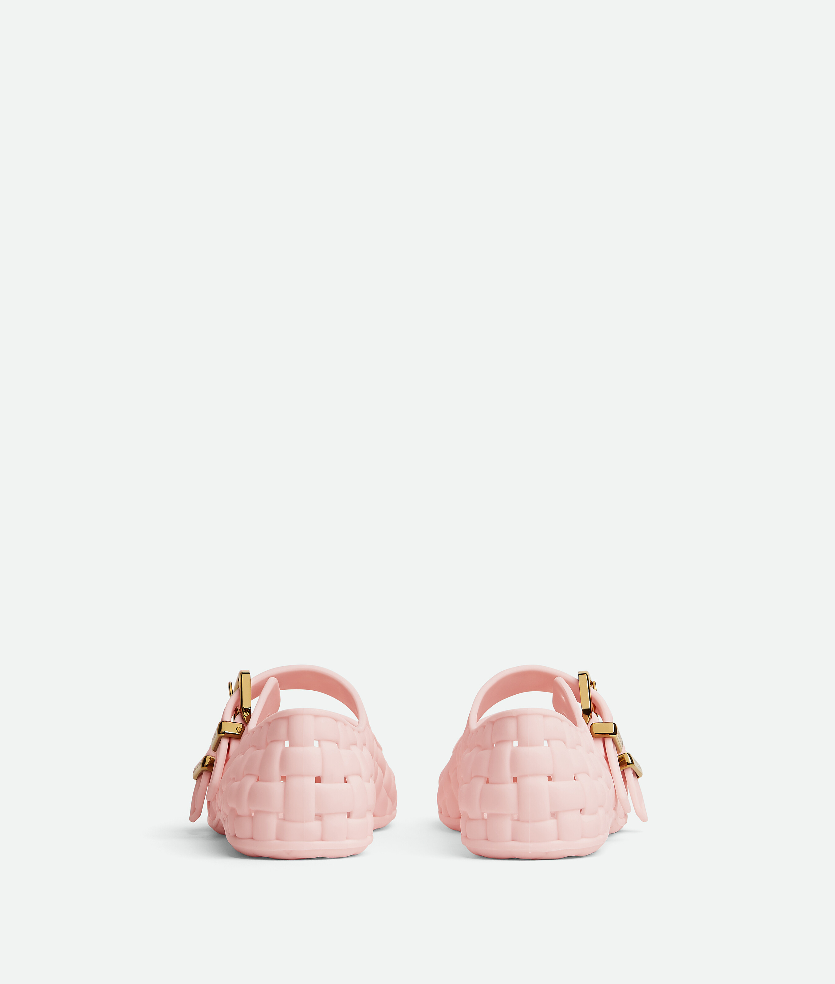 Bottega Veneta Ballerine Mary-jane Amy In Rose