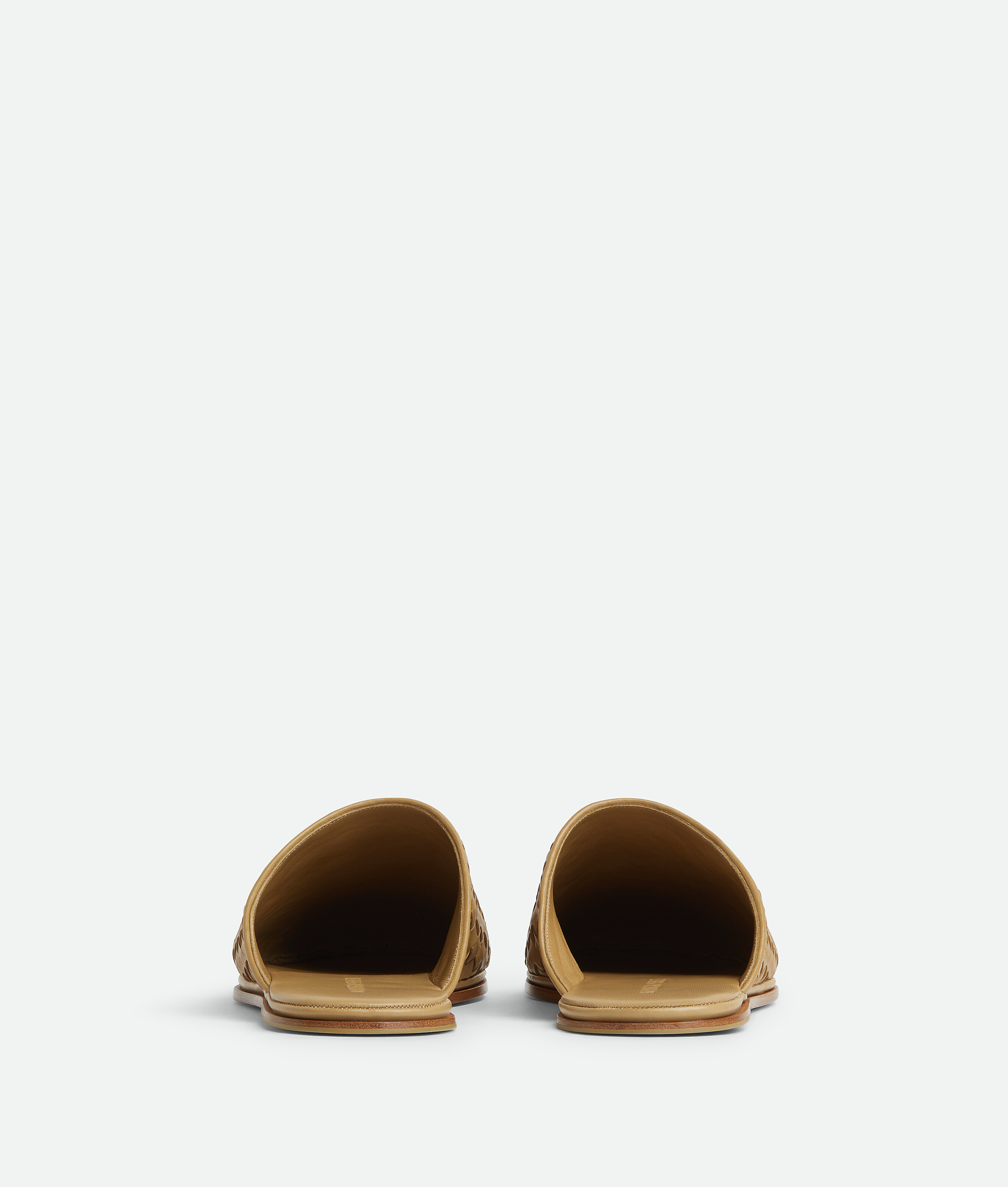 Bottega Veneta Sunday Intrecciato Leather Slides In Dark Praline