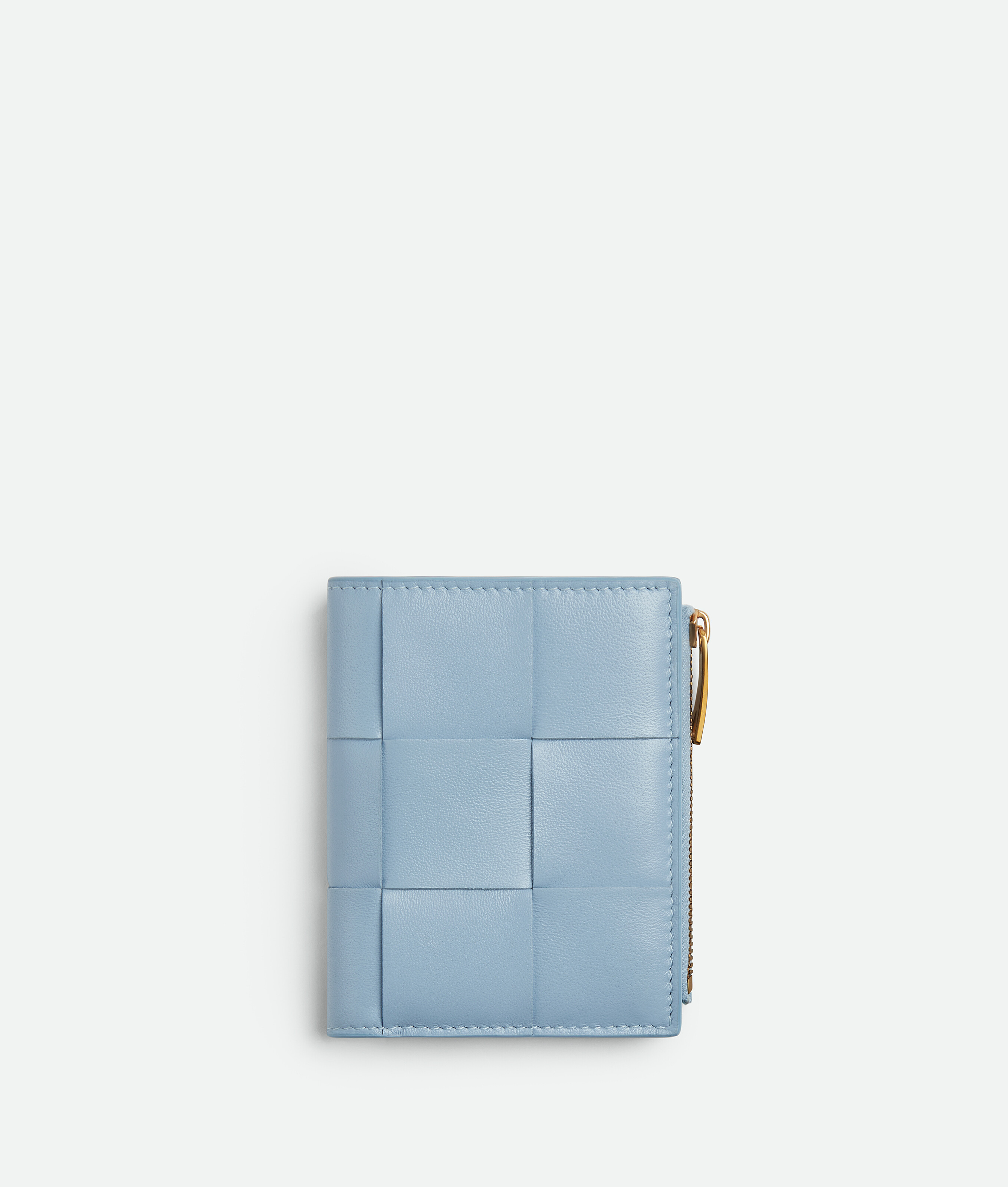 Bottega Veneta Bottega  Veneta Cassette Small Bi-fold Wallet In Blue