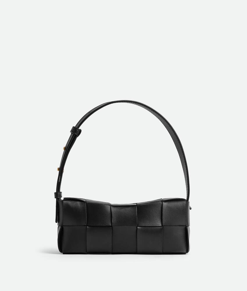 Crossbody Mini Brick Bag (Black)