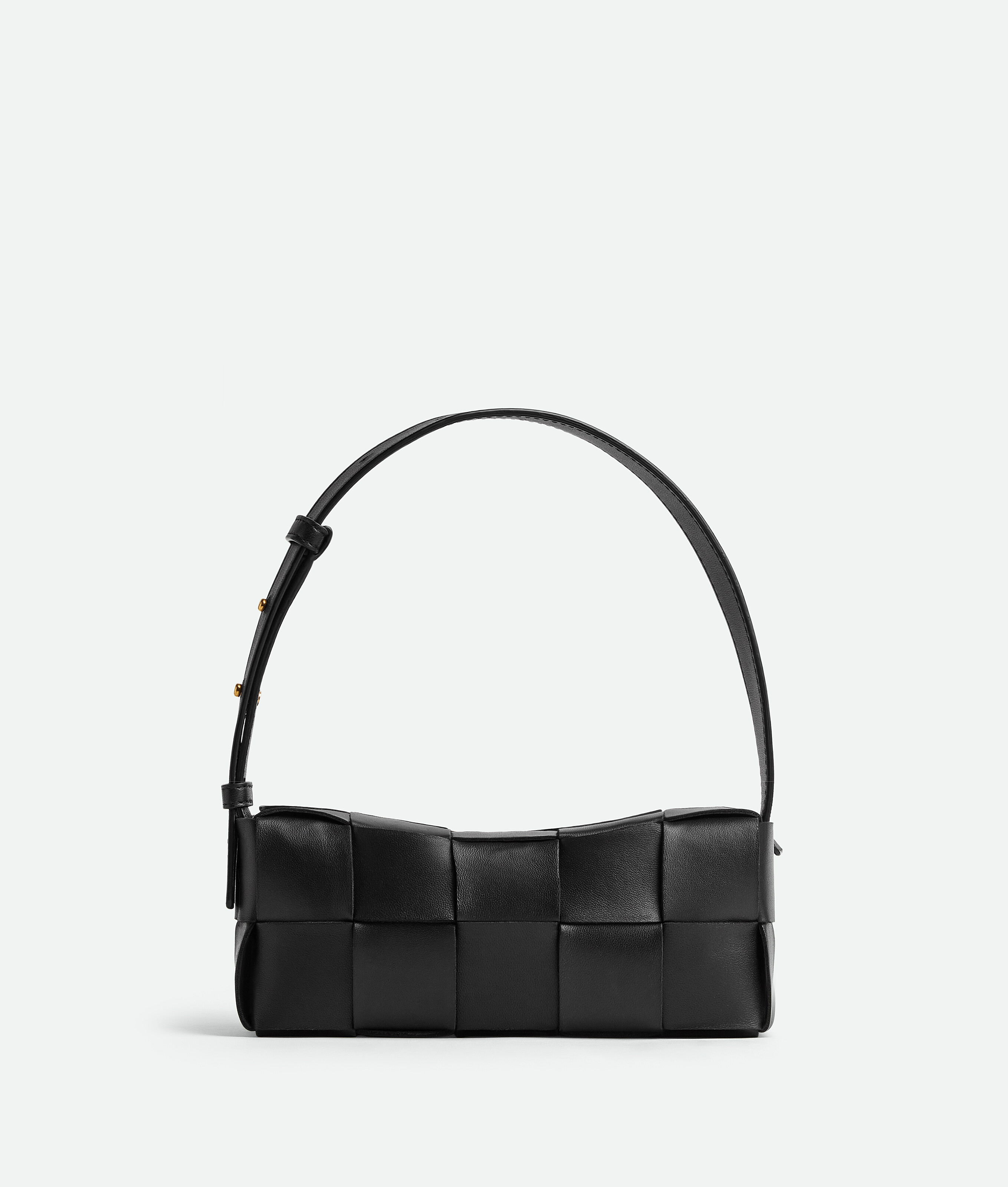 Cassette small padded intrecciato leather shoulder bag