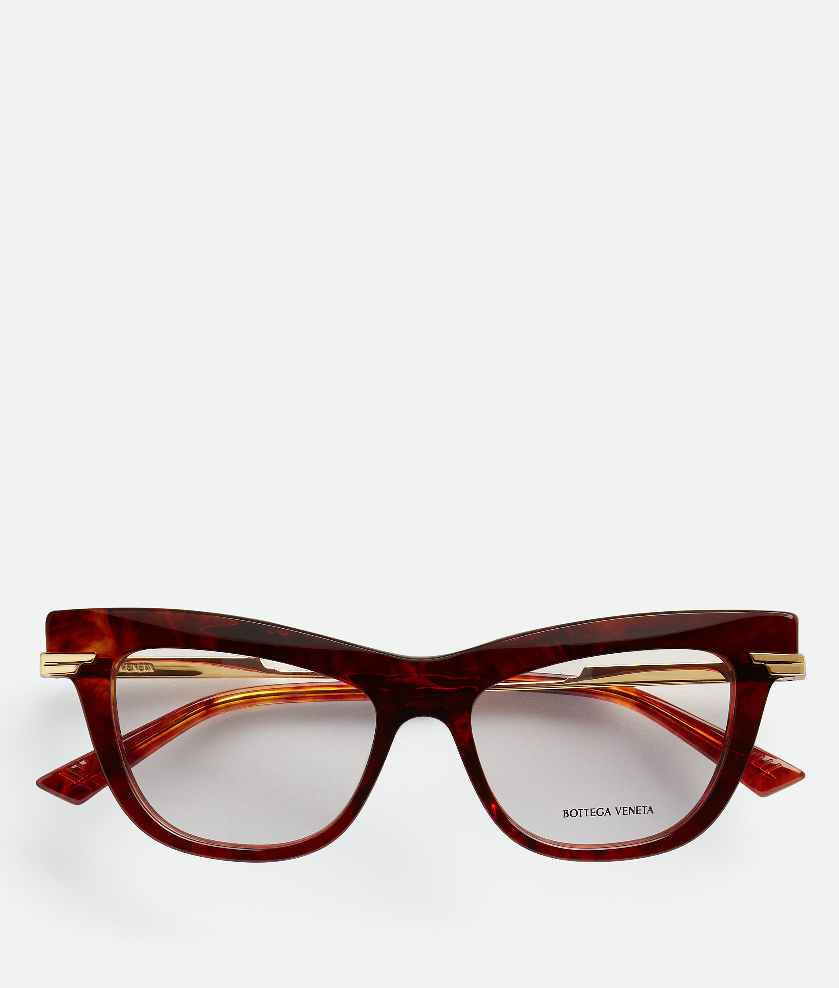 Bottega Veneta Classic Recycled Acetate Cat Eye Brille