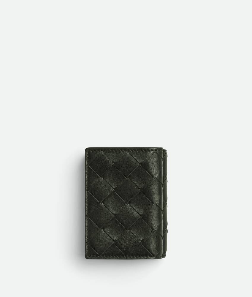 Display a large version of the product image 1 - Intrecciato Tiny Tri-Fold Wallet