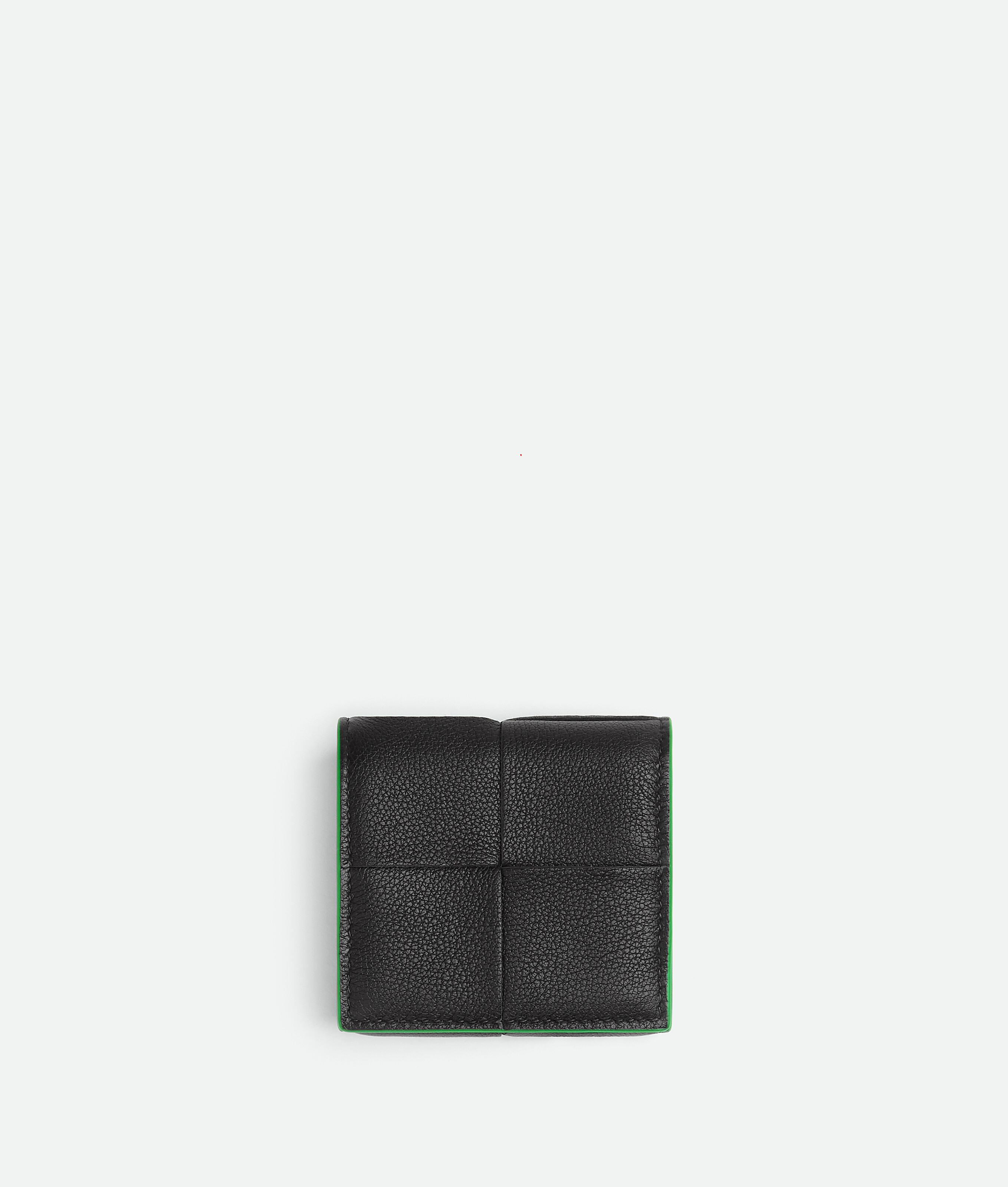 Bottega Veneta Porte-monnaie À Rabat Cassette In Black