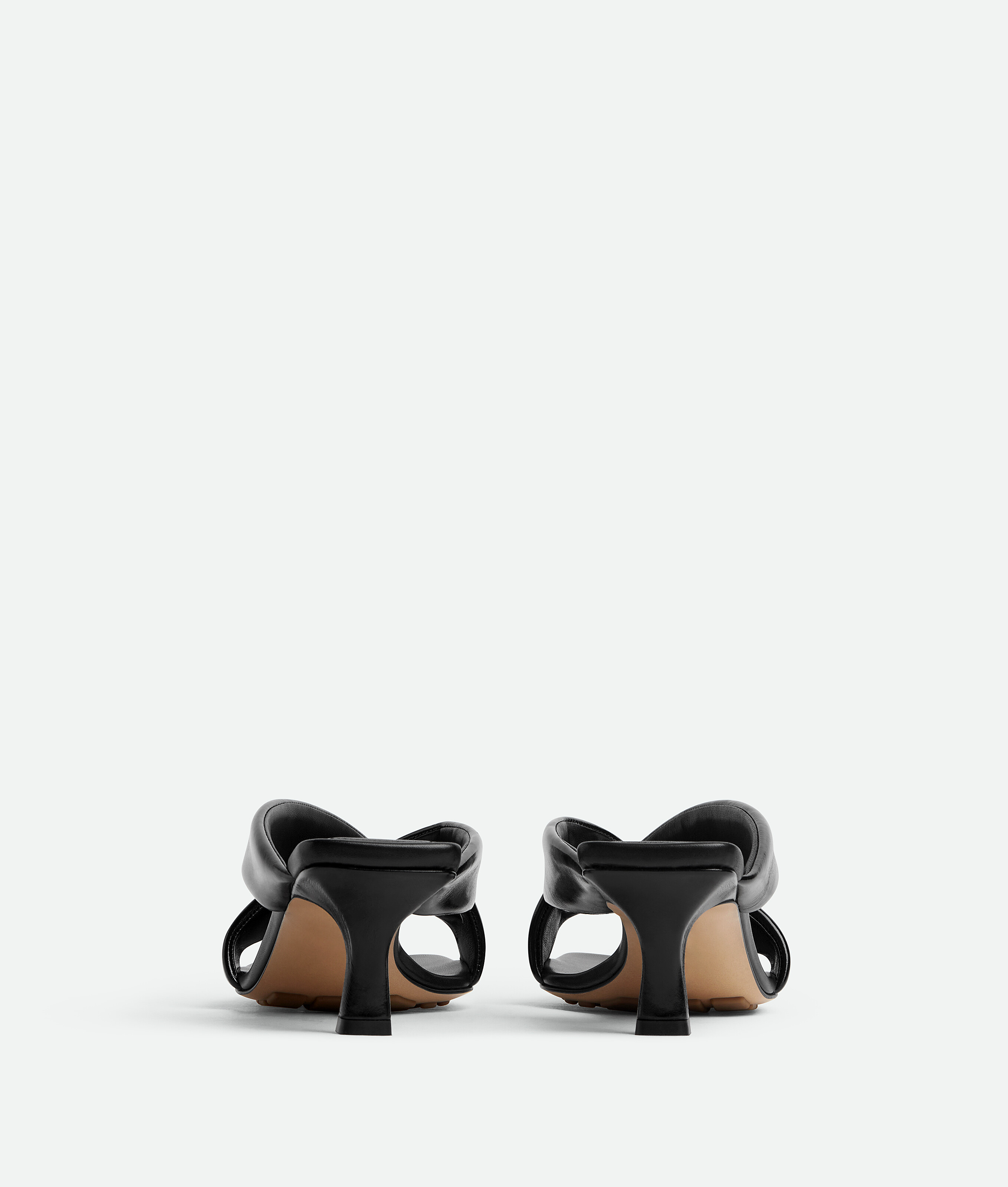 Bottega Veneta Criss Cross Padded Leather Slide Sandals