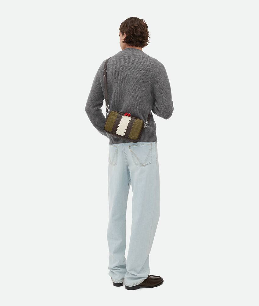 【関税＆送料込み】Bottega Veneta Small Intrecciato Camera Bottega Veneta® Small Intrecciato Camera Bag in Dark green
