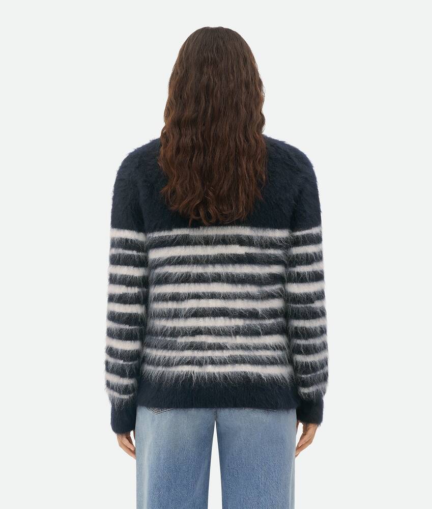 Display a large version of the product image 3 - Heavy Marinière Mohair Cardigan