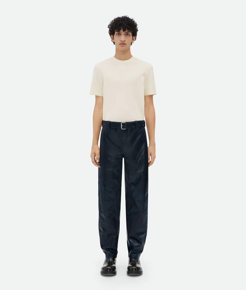 Display a large version of the product image 1 - Leather Belted Trousers