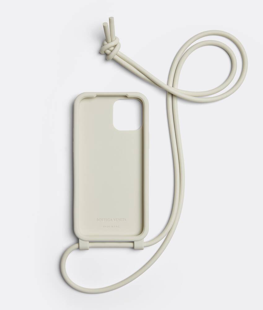 Bottega Veneta® Iphone 13 Pro Case On Strap in White. Shop online now.