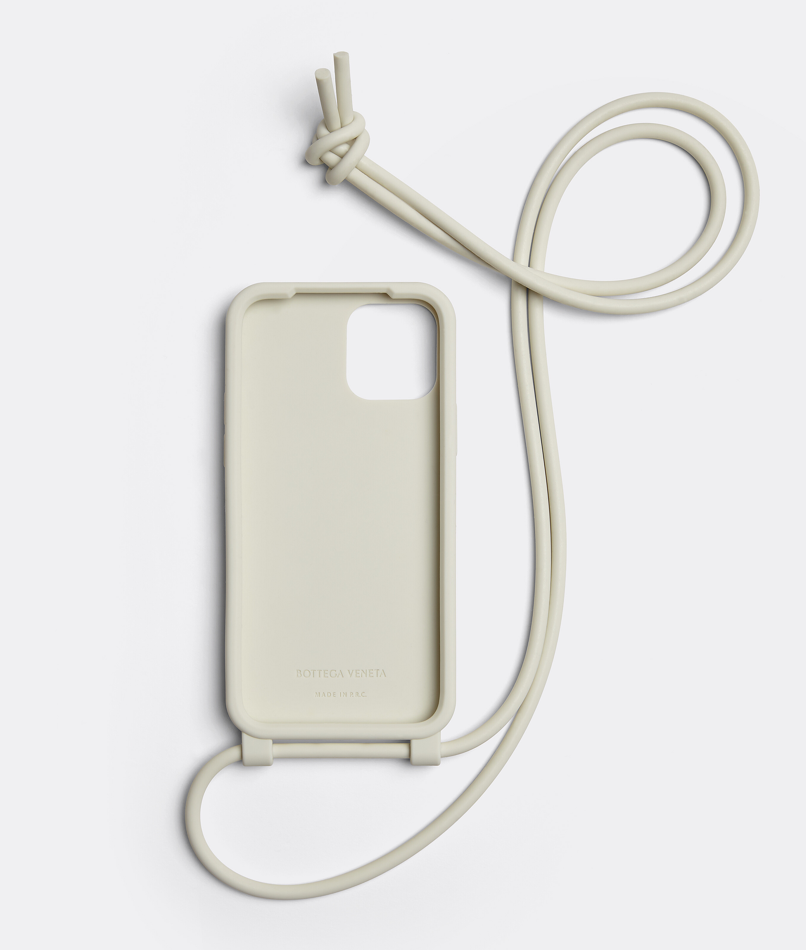 Shop Bottega Veneta Iphone 13 Pro Case On Strap In White