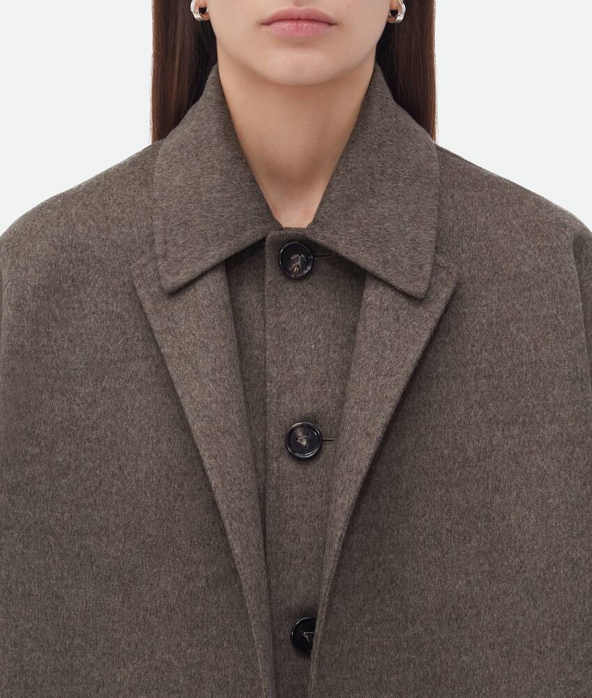 Display a large version of the product image 5 - Double Wool Cashmere Short Coat
