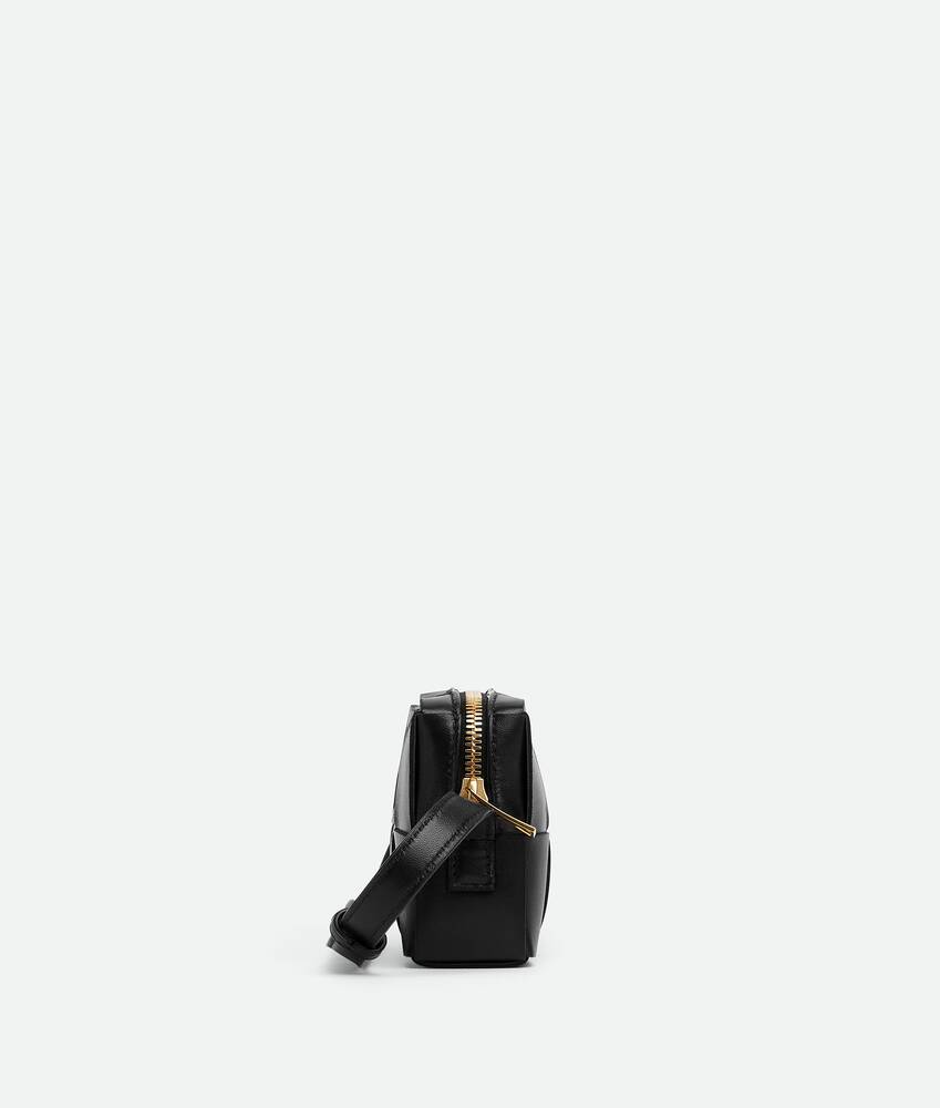 Bottega Veneta® Men's Mini Cassette Cross-Body Bag in Black. Shop