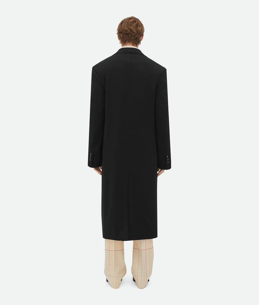 Display a large version of the product image 3 - Matt Fluid Viscose Jersey Coat