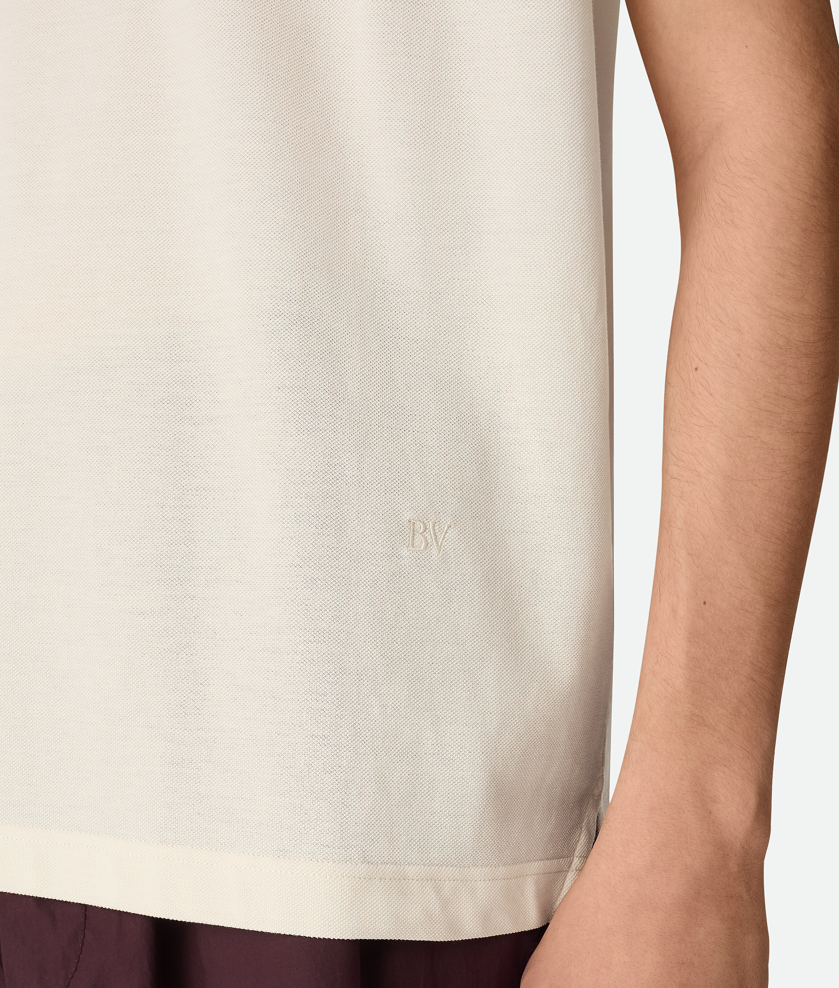 BOTTEGA VENETA POLOSHIRT AUS FEINEM BAUMWOLLJERSEY
