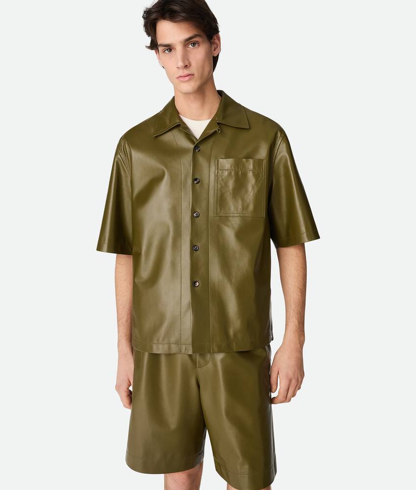 Display a large version of the product image 1 - Leather Nappa Shirt
