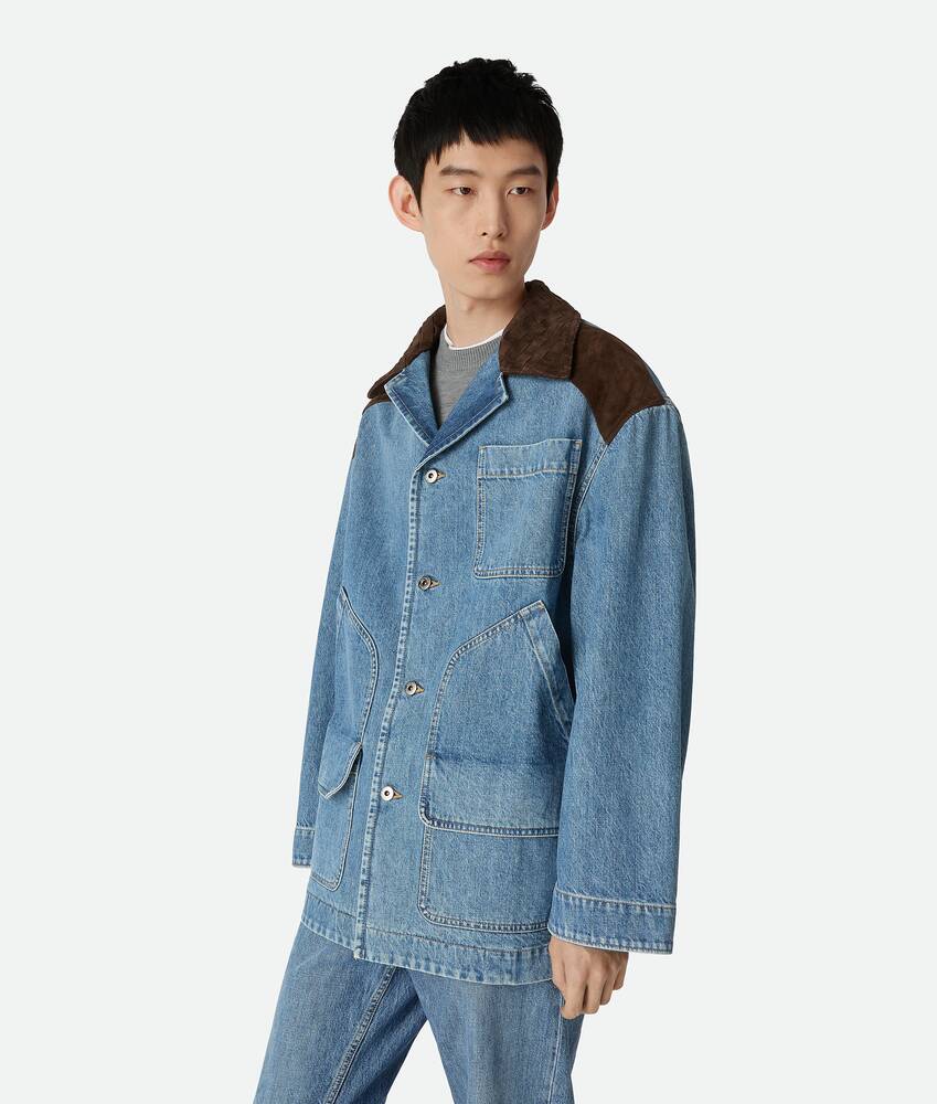 보테가베네타 빈티지 인디고 데님 재킷 837940V42W04715