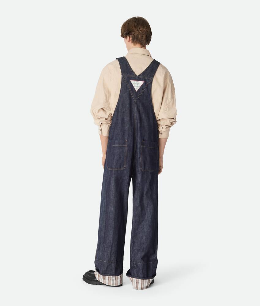 Display a large version of the product image 3 - Rinsed Indigo Denim Jumpsuit
