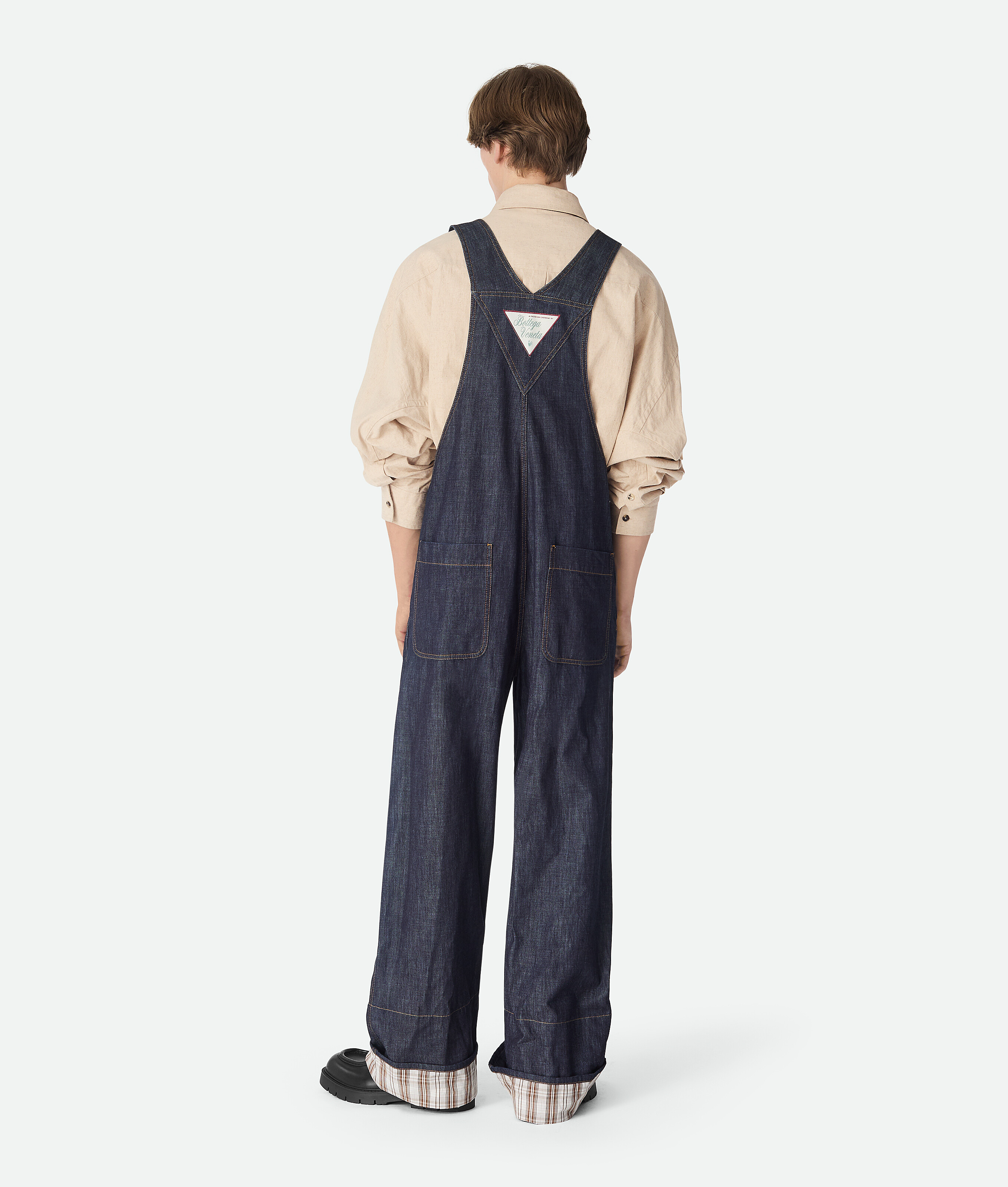 Bottega Veneta Jumpsuit Aus Denim Mit Indigo-waschung
