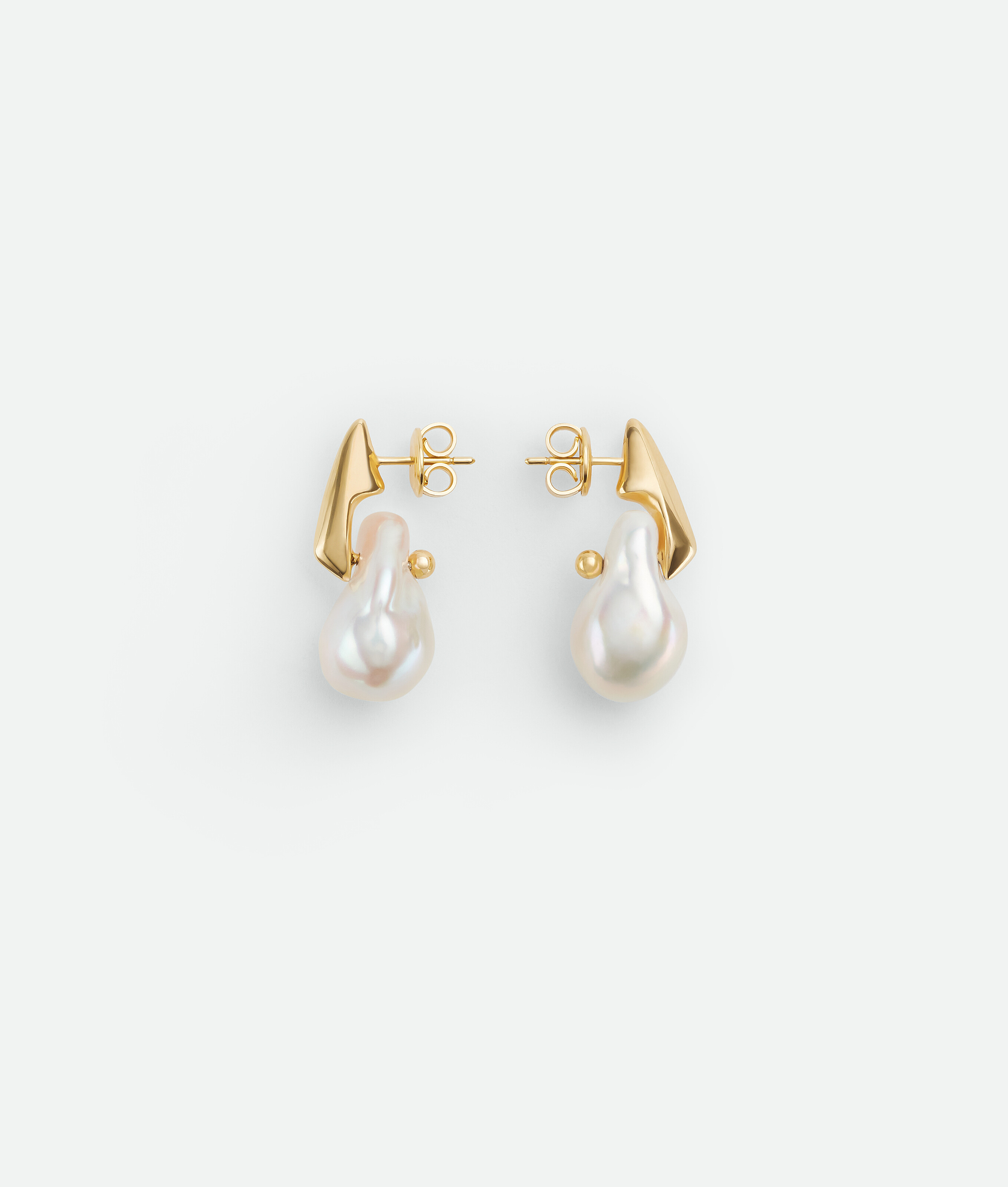 Bottega Veneta Small Pearl Earrings In White
