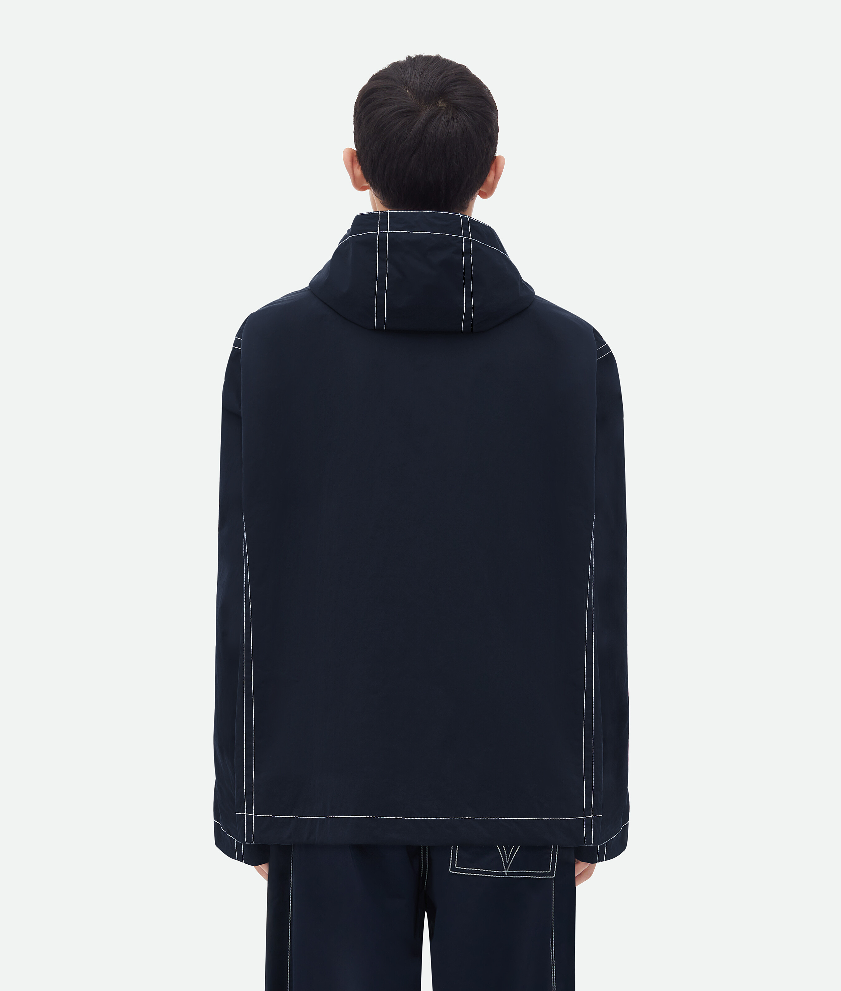 Bottega Veneta Tech Nylon Blouson In Blue