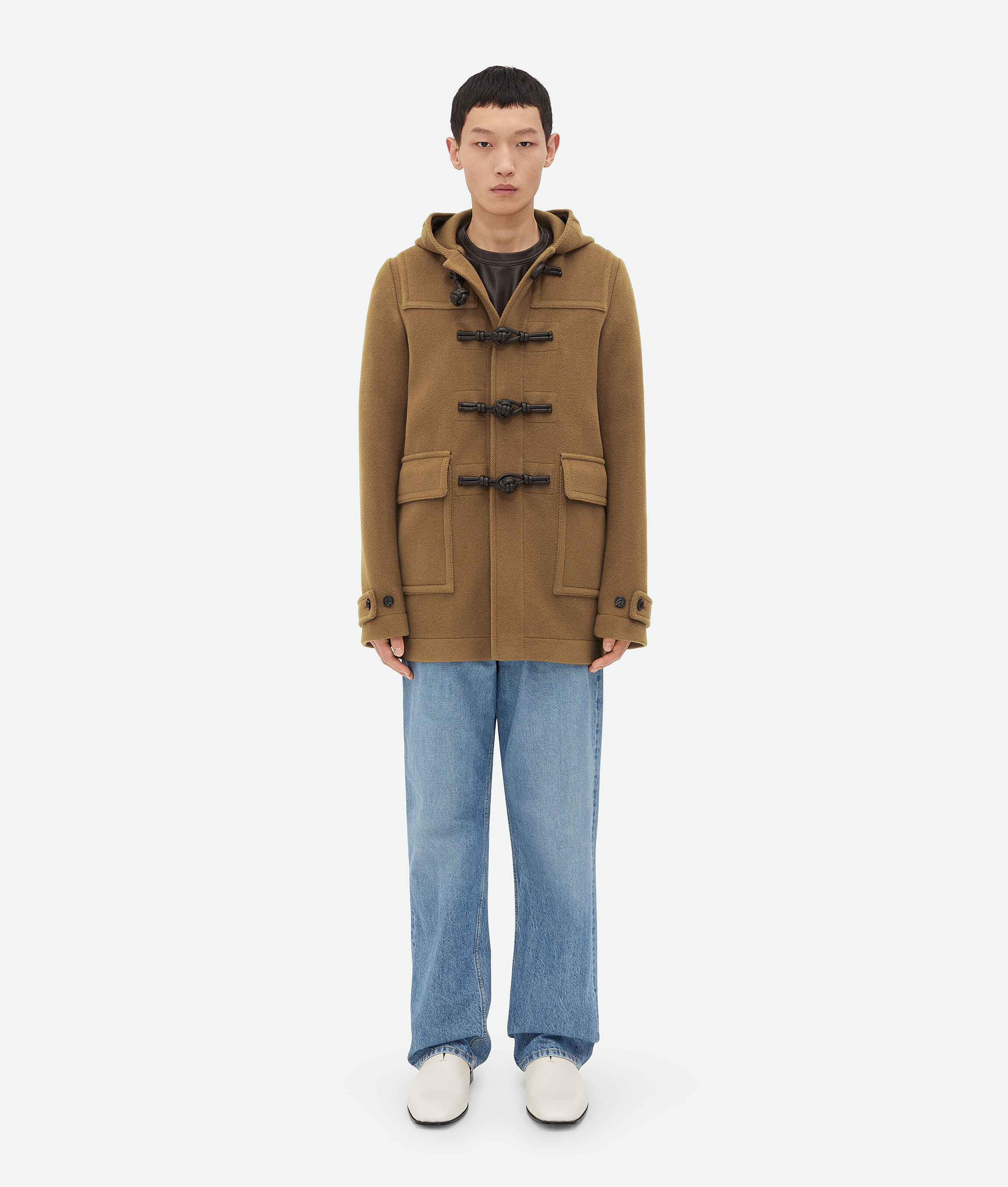 BOTTEGA VENETA WOOL DUFFLE COAT 