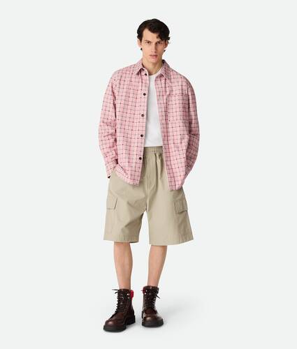Technical Cotton Cargo Shorts