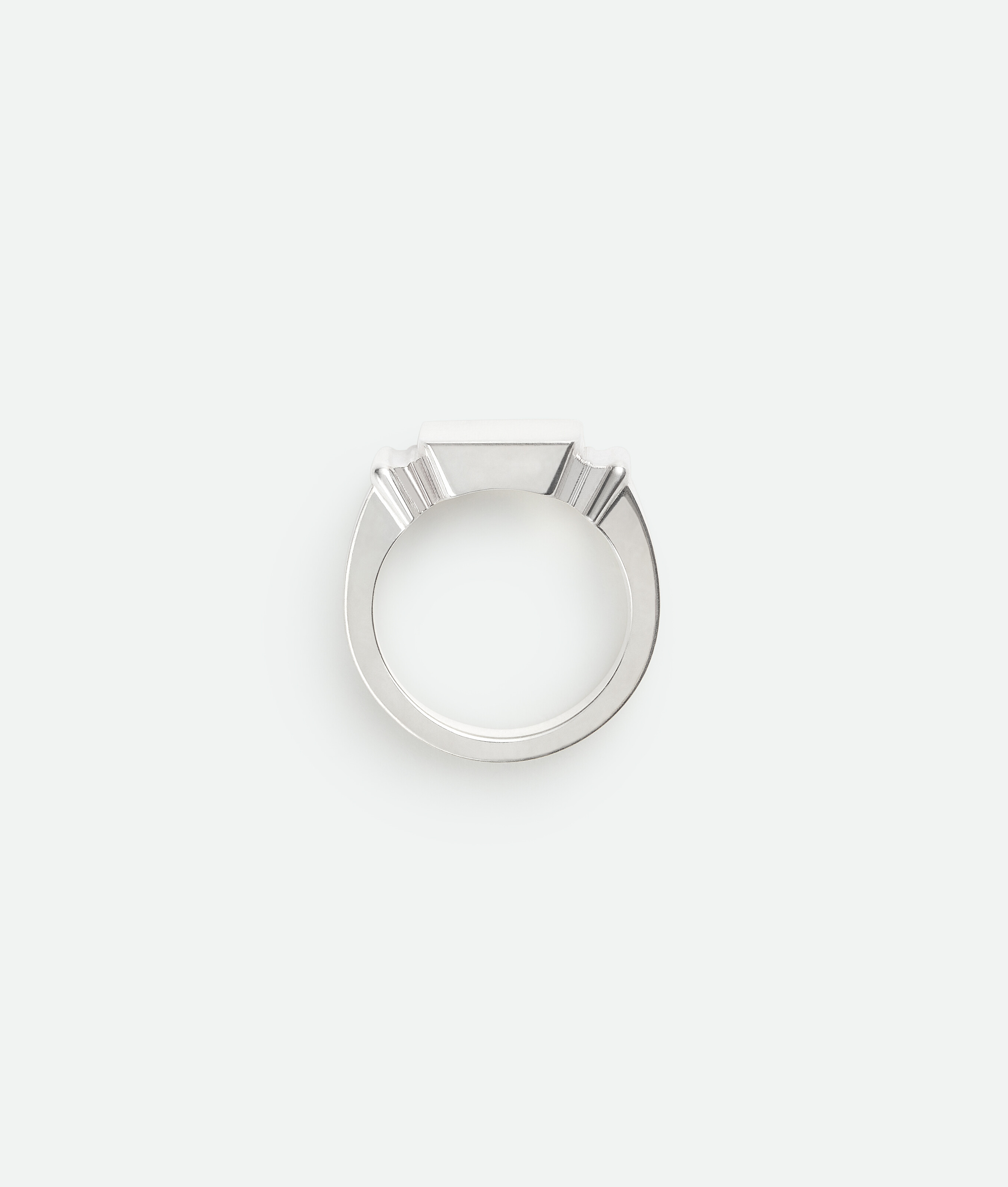 Shop Bottega Veneta Watch Ring In Silver