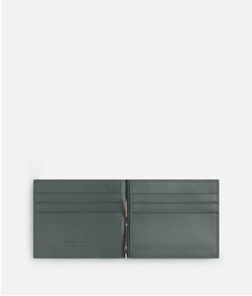 Display a large version of the product image 2 - Intrecciato Bill Clip Wallet