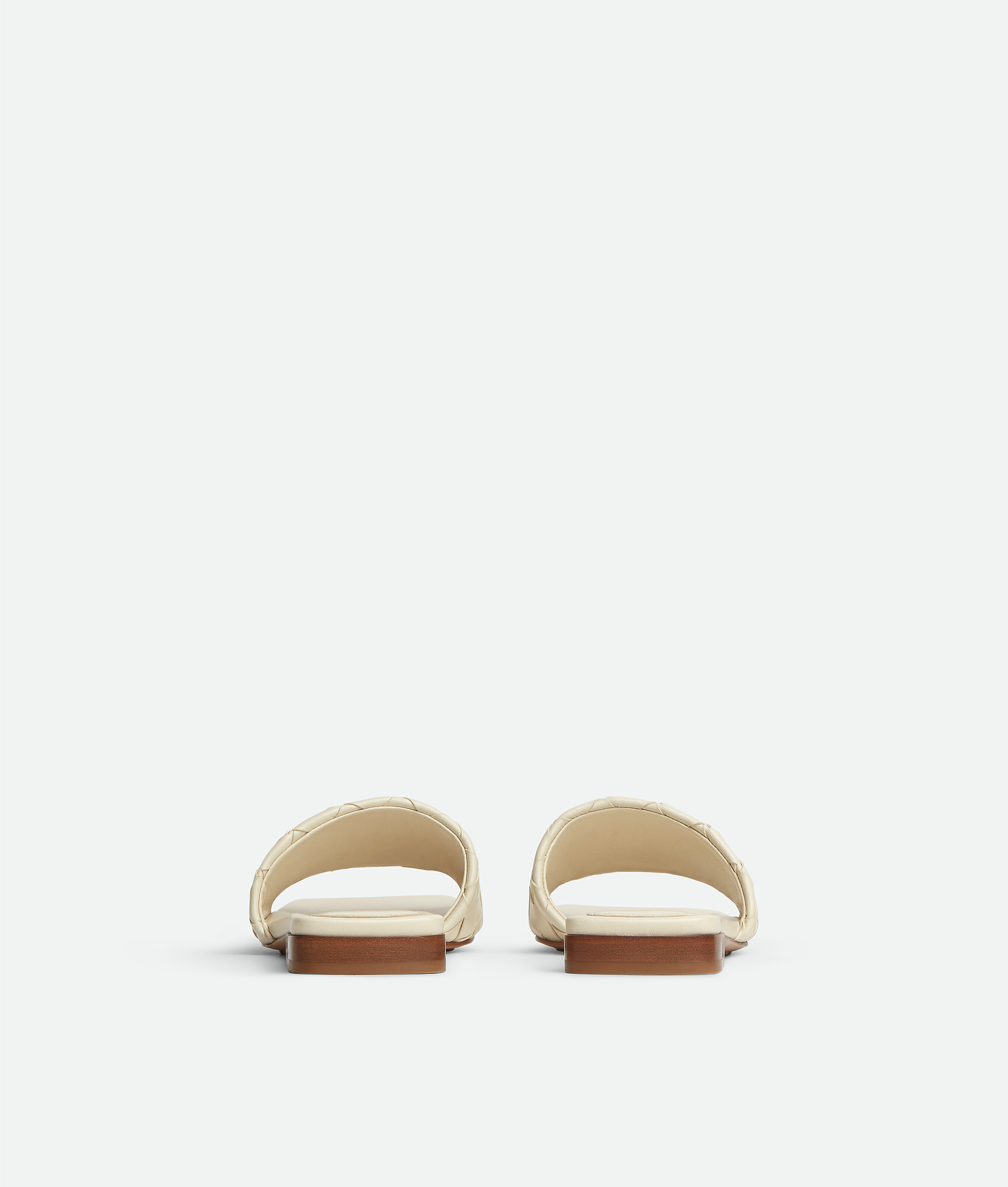 Women's Parco Flat Mule in Sea salt Bottega Veneta Norway EN - Image 4
