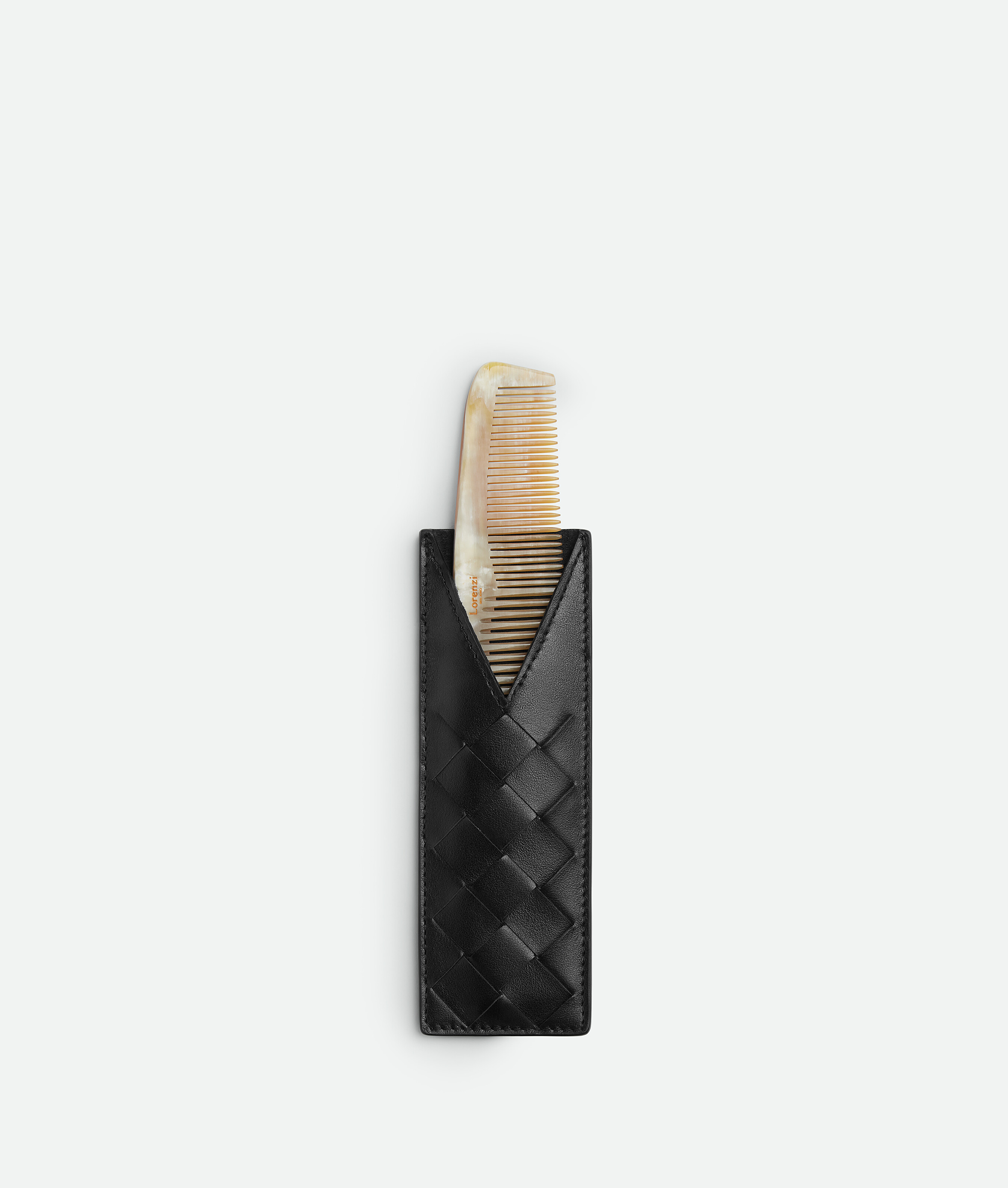 Bottega Veneta Intrecciato Comb Set - Black/natural - Unisex