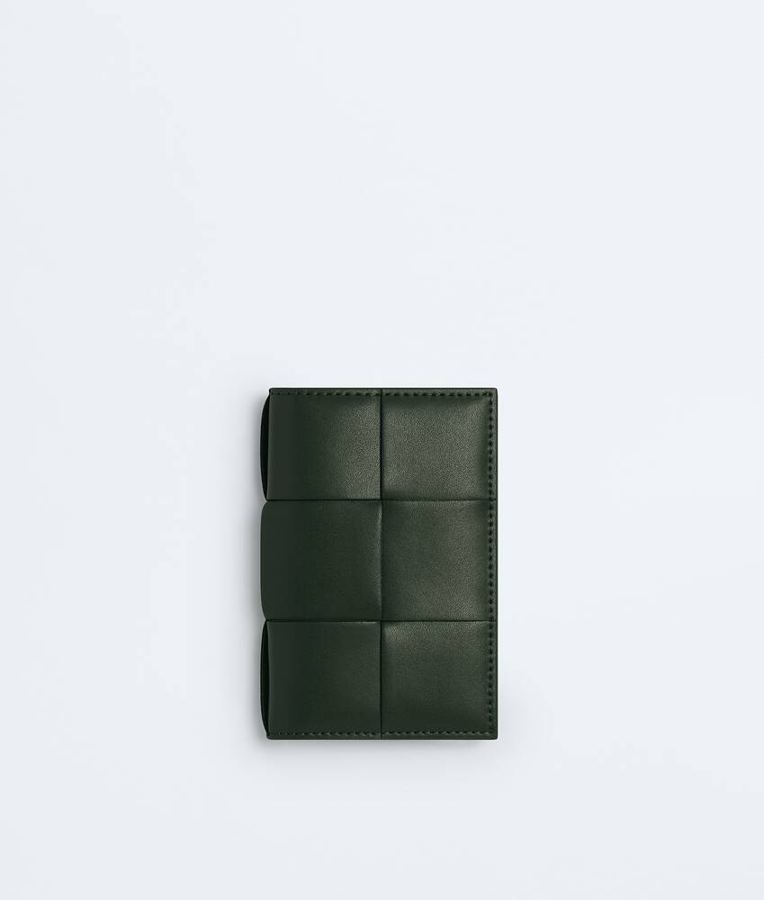 Cassette Flap Card Case in Dark Green