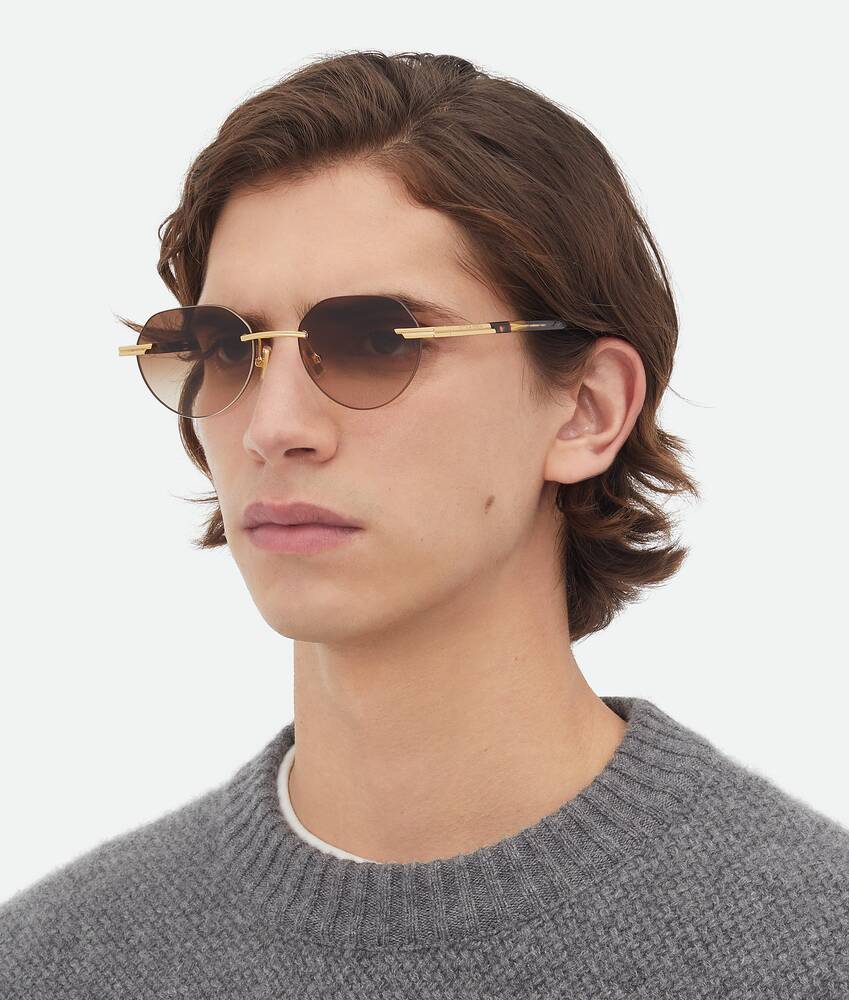 Display a large version of the product image 2 - Glaze Rimless Sunglasses