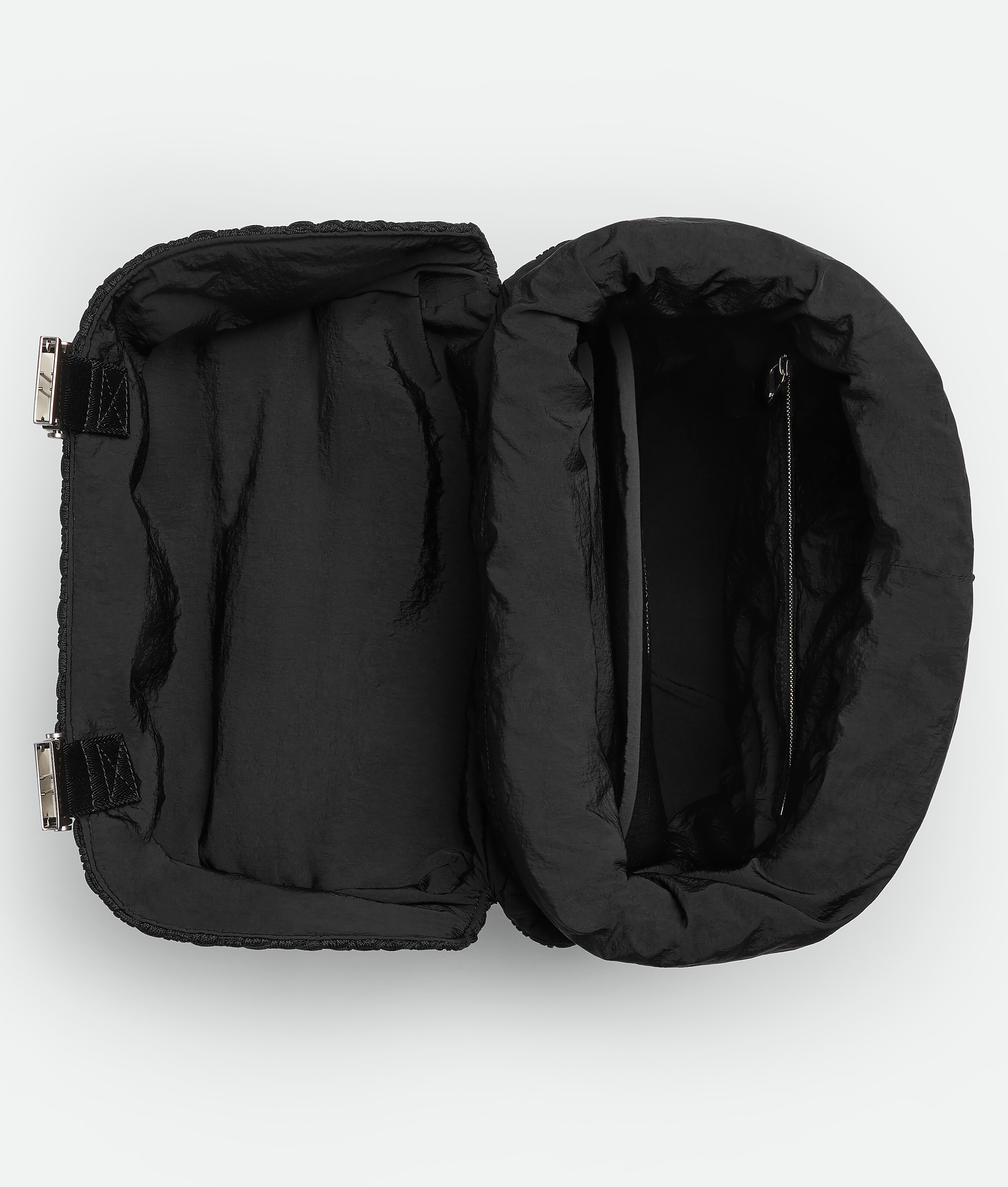 Shop Bottega Veneta Voyager Backpack In Black