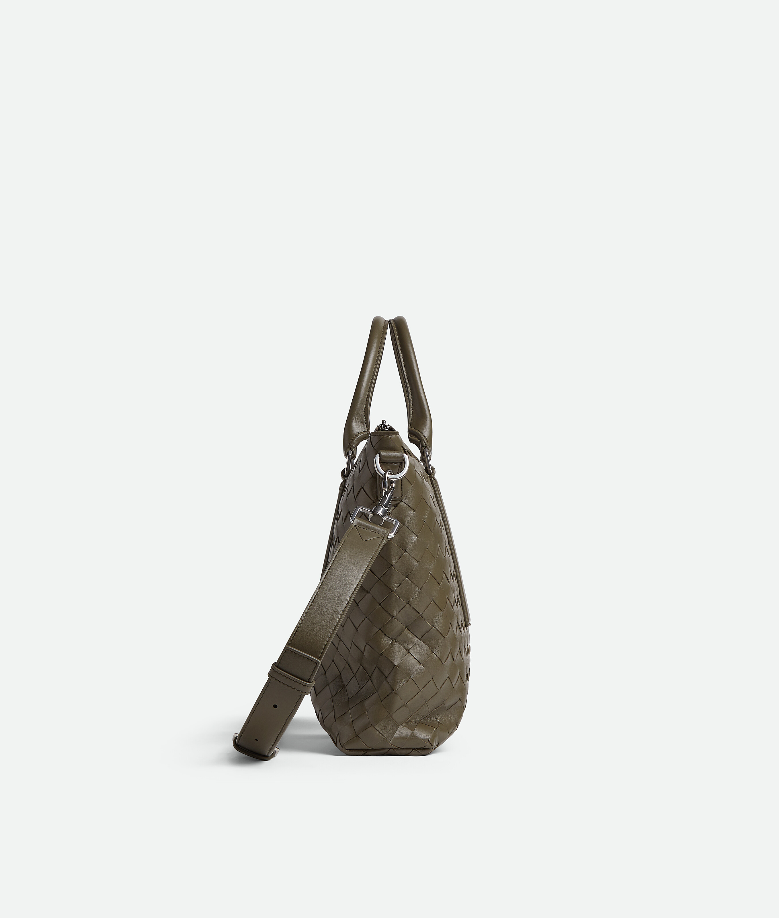 Men's Intrecciato Soft Briefcase in Cypress Bottega Veneta United States EN - Image 4