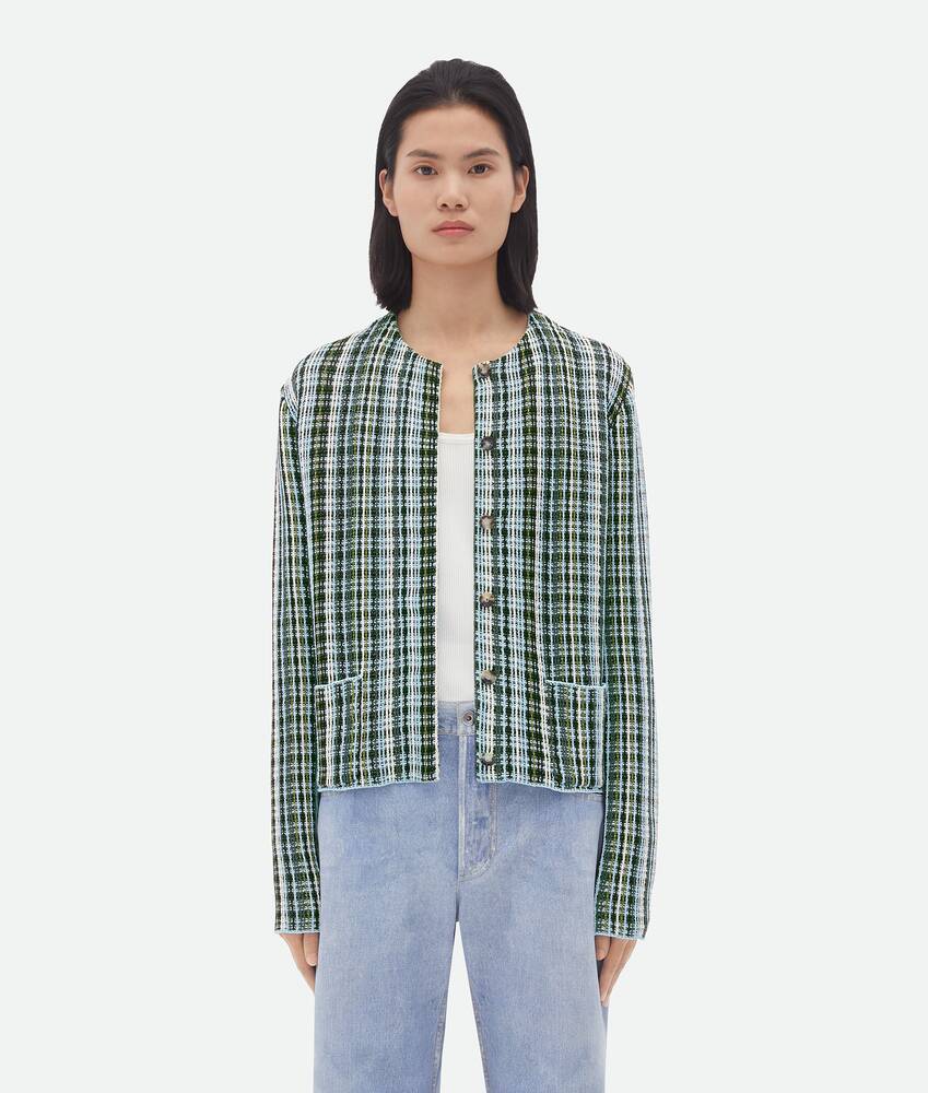 Display a large version of the product image 1 - Cotton Viscose Check Jacket