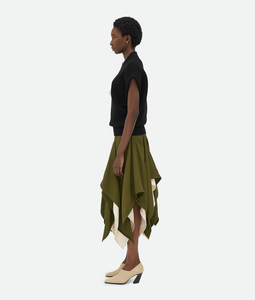 Display a large version of the product image 2 - Viscose Double Layer Skirt