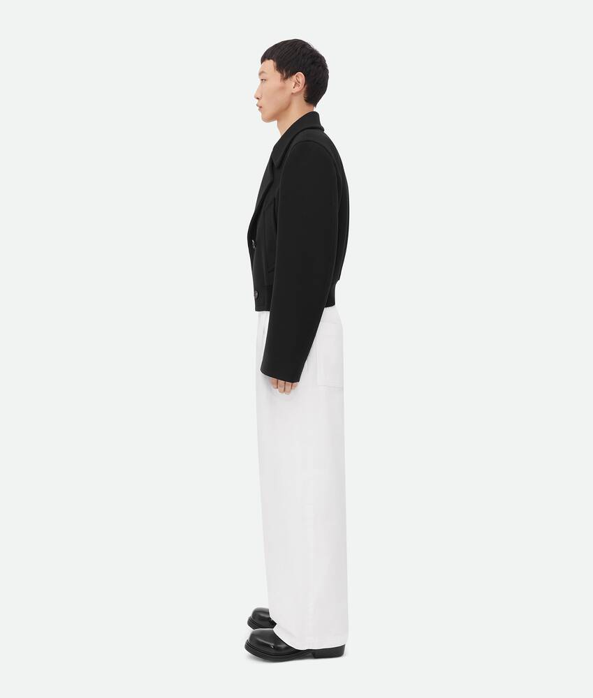 Bottega Veneta® Men's Felted Wool Short Blouson in Black. Shop online now.