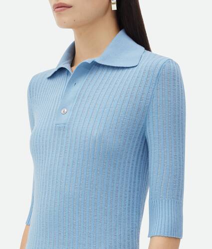 Light Wool Short-Sleeved Sweater