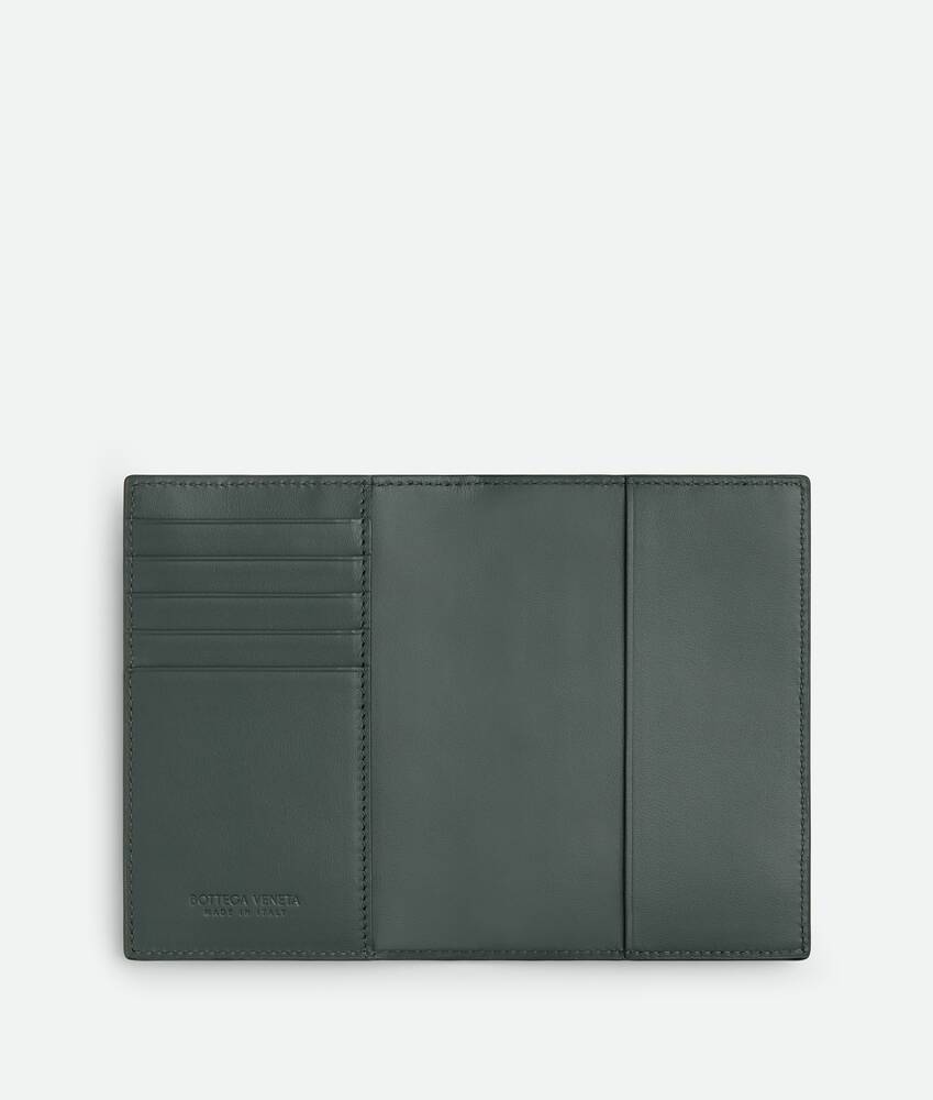 BOTTEGA VENETA Intrecciato Leather Passport Holder for Men