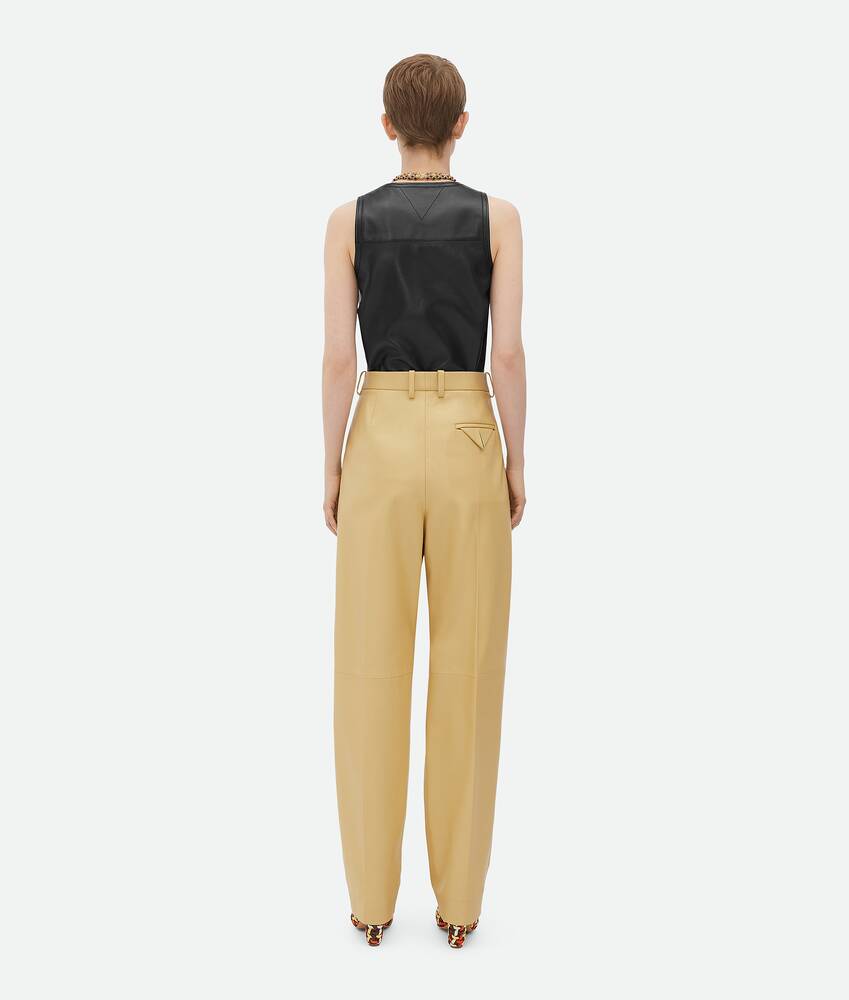 Display a large version of the product image 3 - Leather Wide Leg Trousers